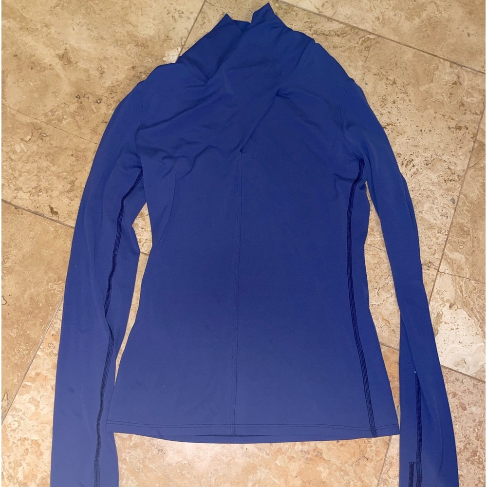 Lulu lemon cross neck Dark blue Sweater